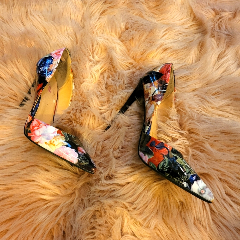 Just Fab High Heel Floral Stiletto - Tilla size 10